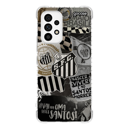 Capinha para celular Santos - Colagem