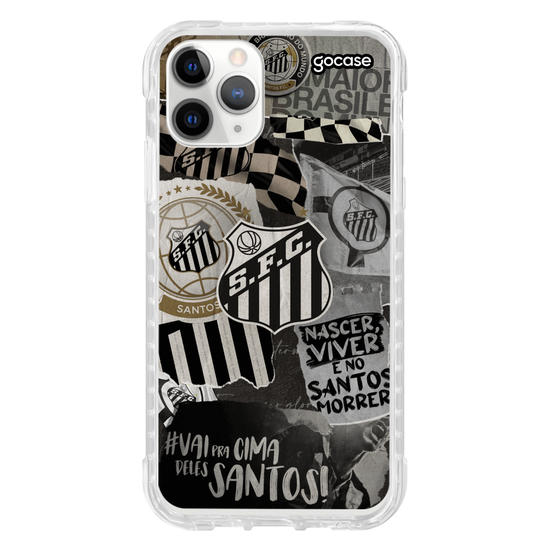 Capinha para celular Santos - Colagem