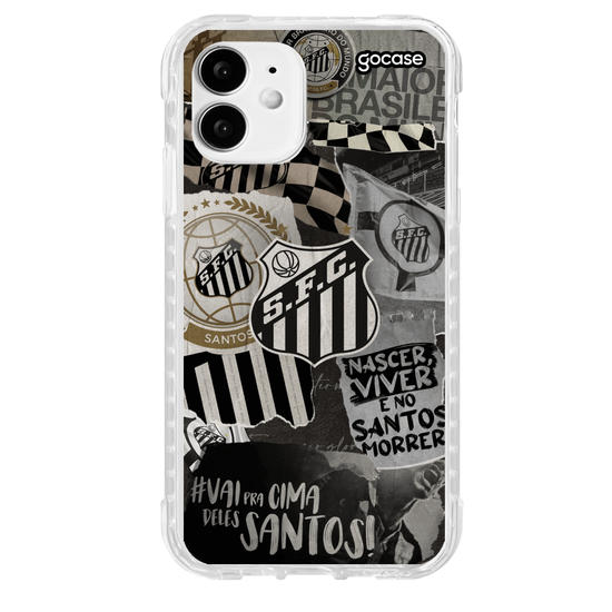 Capinha para celular Santos - Colagem