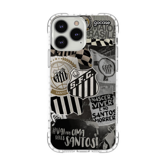 Capinha para celular Santos - Colagem