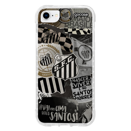 Capinha para celular Santos - Colagem