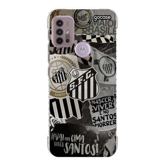 Capinha para celular Santos - Colagem