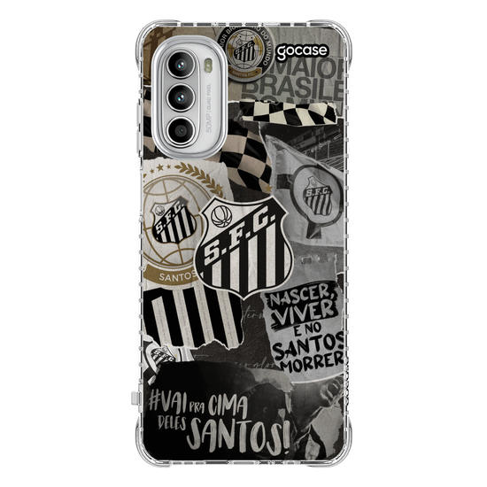 Capinha para celular Santos - Colagem