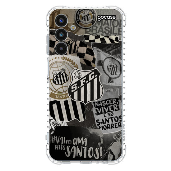 Capinha para celular Santos - Colagem