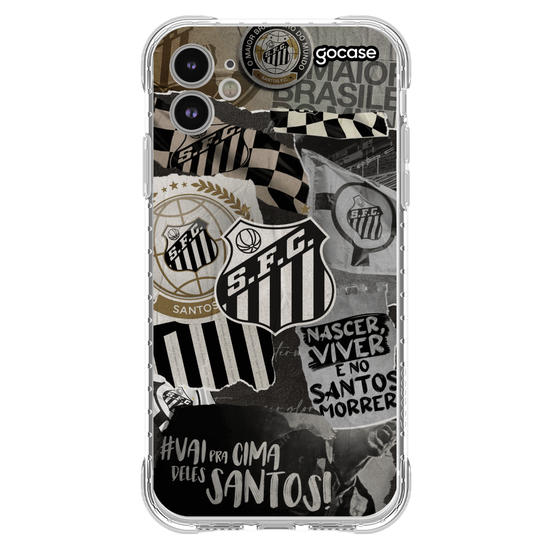 Capinha para celular Santos - Colagem