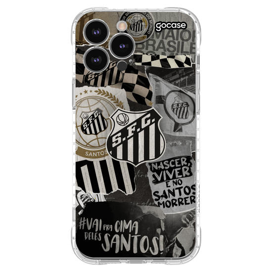 Capinha para celular Santos - Colagem