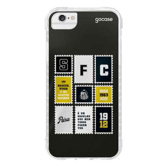 Capinha para celular  Santos - College Stamps