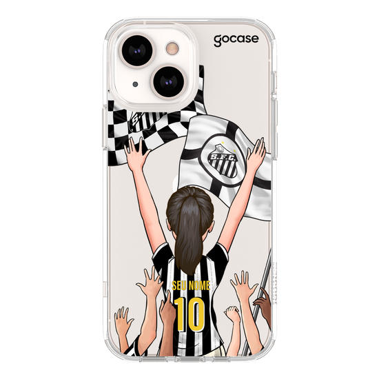 Capinha para celular Santos - Garota Alvinegra