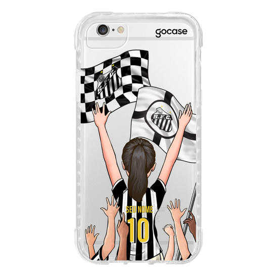 Capinha para celular Santos - Garota Alvinegra