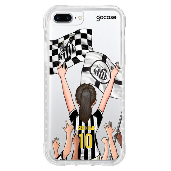 Capinha para celular Santos - Garota Alvinegra