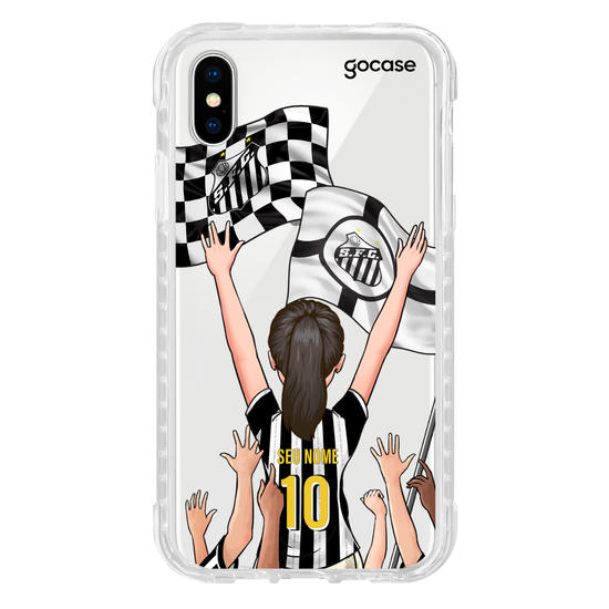 Capinha para celular Santos - Garota Alvinegra