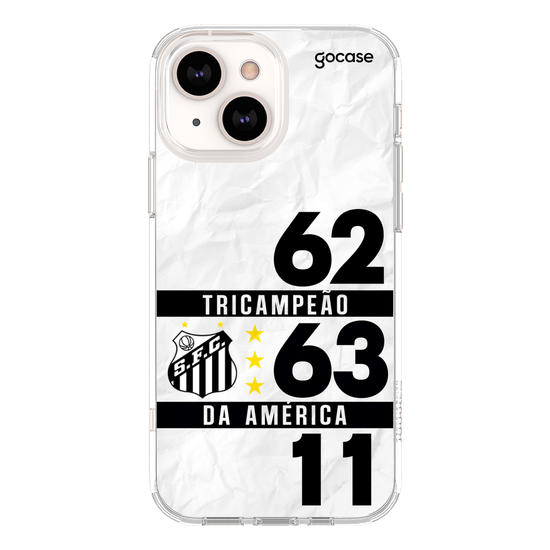 Capinha para celular Santos - Tri Campeão da América