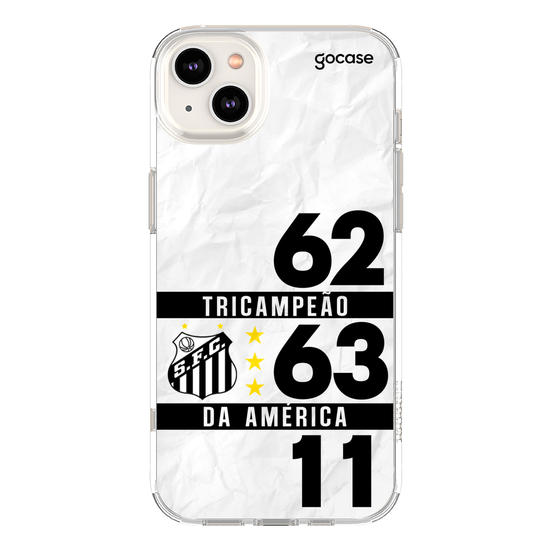 Capinha para celular Santos - Tri Campeão da América