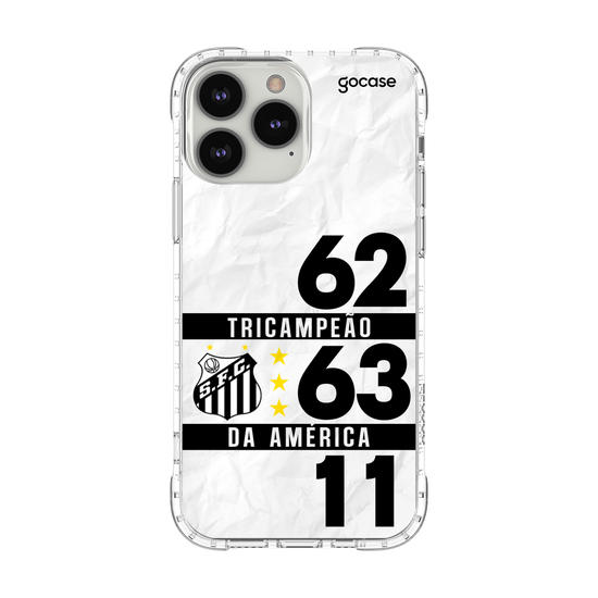 Capinha para celular Santos - Tri Campeão da América