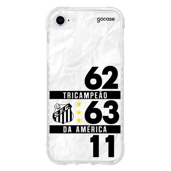 Capinha para celular Santos - Tri Campeão da América