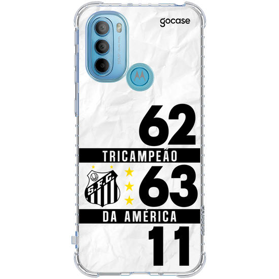 Capinha para celular Santos - Tri Campeão da América
