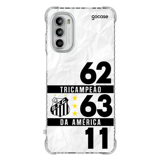 Capinha para celular Santos - Tri Campeão da América