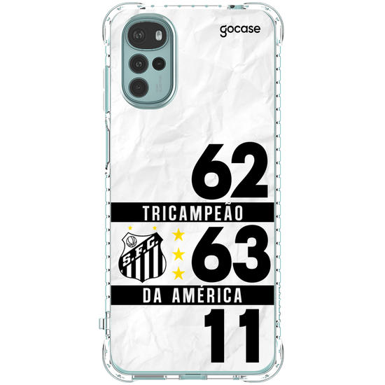 Capinha para celular Santos - Tri Campeão da América