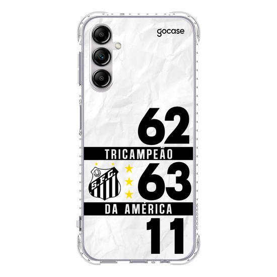 Capinha para celular Santos - Tri Campeão da América