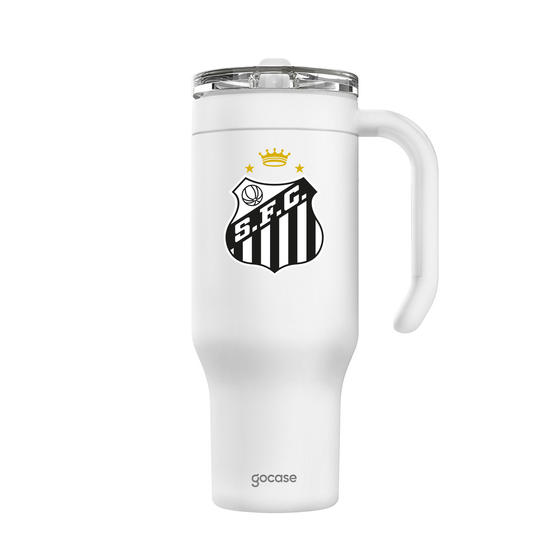 Copo Térmico Life + Ebook - Santos - Uniforme 1 2026.