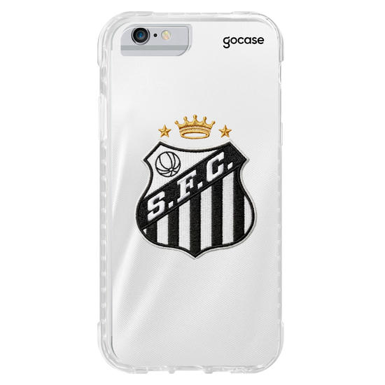 Capinha para celular  Santos - Uniforme 1 2026 Escudo