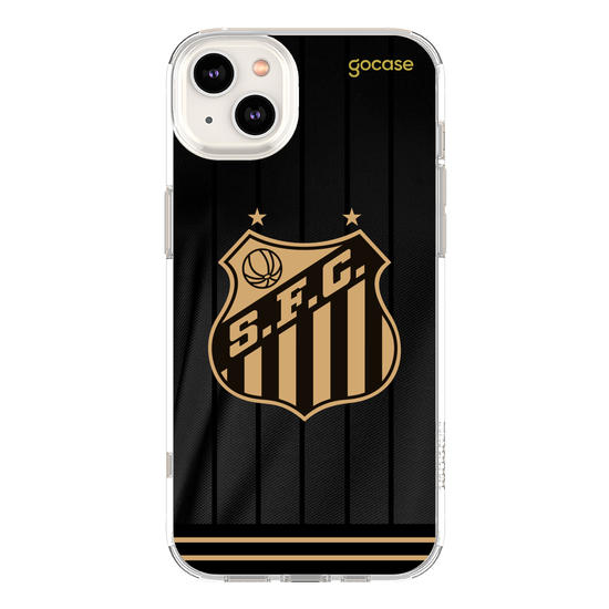 Capinha para celular  Santos - Uniforme 3 Preto 2024 Escudo