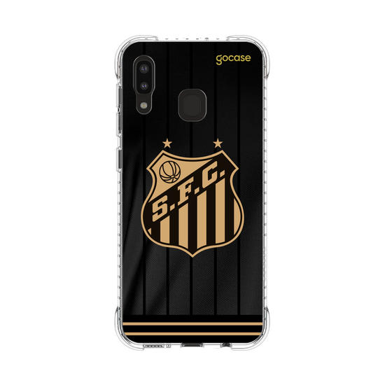 Capinha para celular  Santos - Uniforme 3 Preto 2024 Escudo