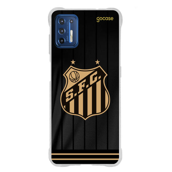 Capinha para celular  Santos - Uniforme 3 Preto 2024 Escudo