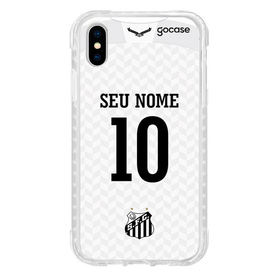 Capinha para celular Santos - Uniforme 1 2020 Personalizado