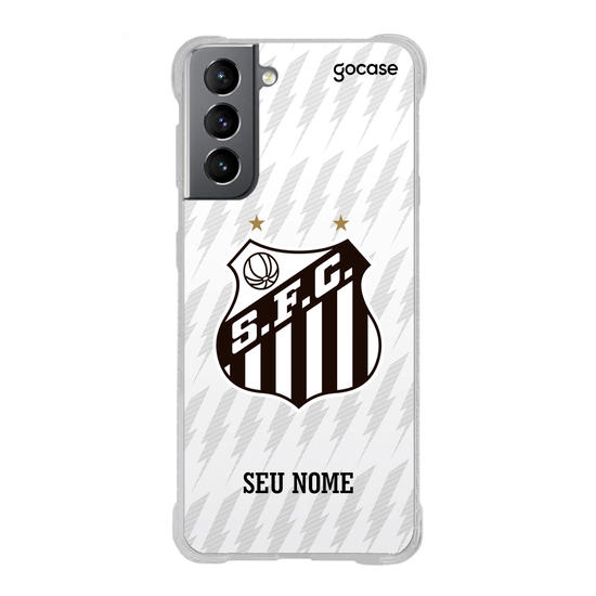 Capinha para celular Santos Uniforme 1 2021 Escudo
