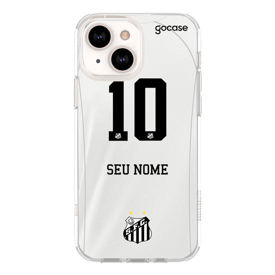 Capinha para celular Santos - Uniforme 1 2022 Personalizado