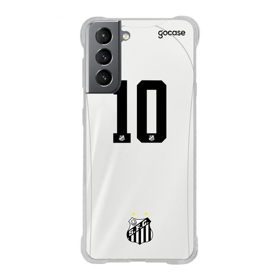 Capinha para celular Santos - Uniforme 1 2022 Personalizado