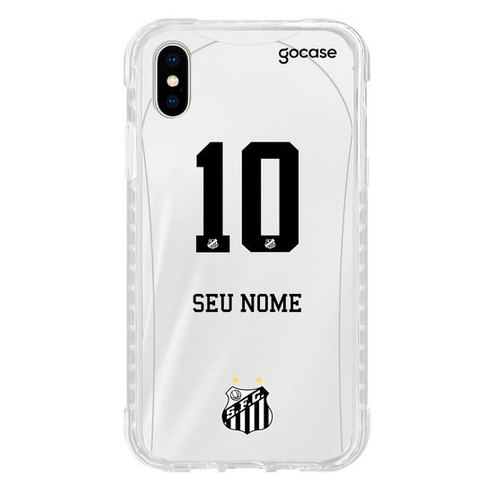 Capinha para celular Santos - Uniforme 1 2022 Personalizado