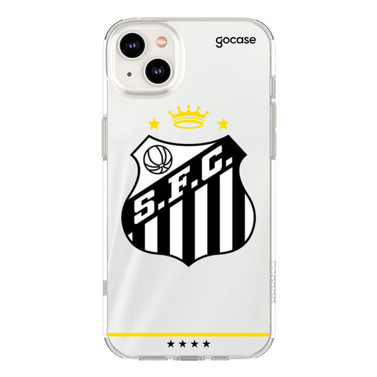 Capinha para celular Santos - Uniforme 1 2023 Escudo