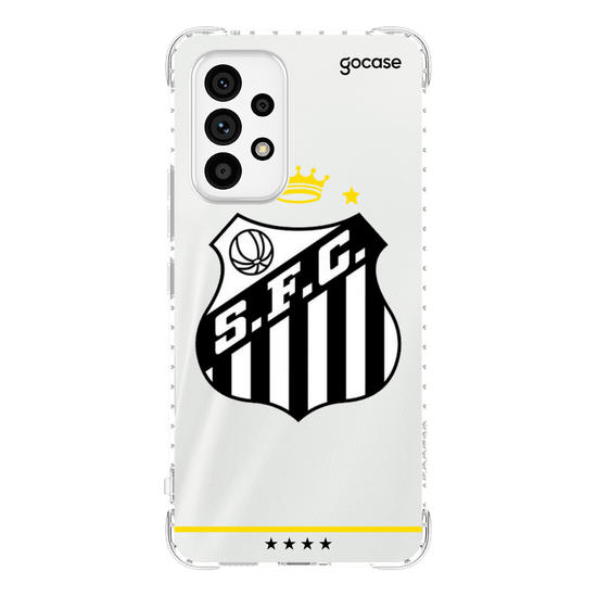 Capinha para celular Santos - Uniforme 1 2023 Escudo