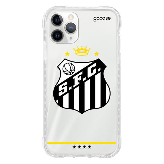 Capinha para celular Santos - Uniforme 1 2023 Escudo