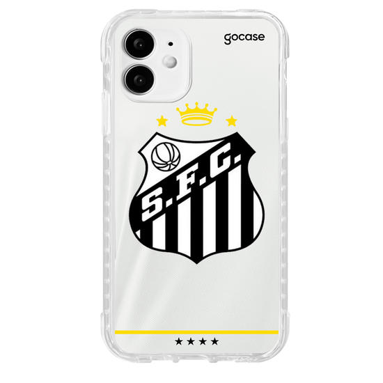 Capinha para celular Santos - Uniforme 1 2023 Escudo