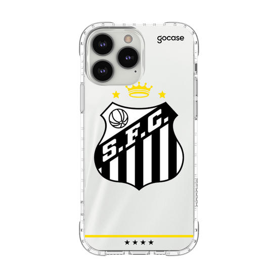 Capinha para celular Santos - Uniforme 1 2023 Escudo