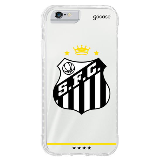 Capinha para celular Santos - Uniforme 1 2023 Escudo