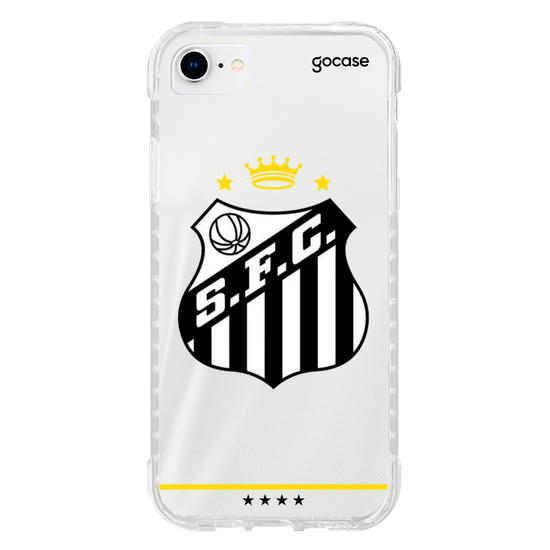 Capinha para celular Santos - Uniforme 1 2023 Escudo