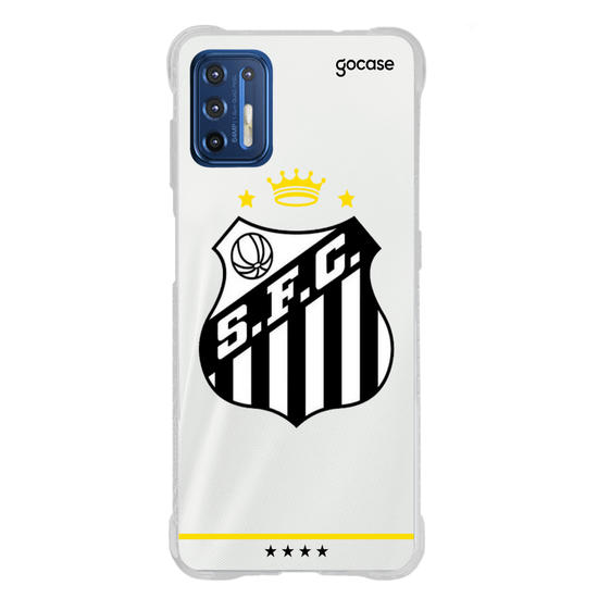 Capinha para celular Santos - Uniforme 1 2023 Escudo
