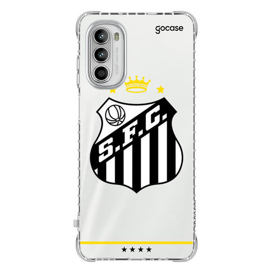 Capinha para celular Santos - Uniforme 1 2023 Escudo
