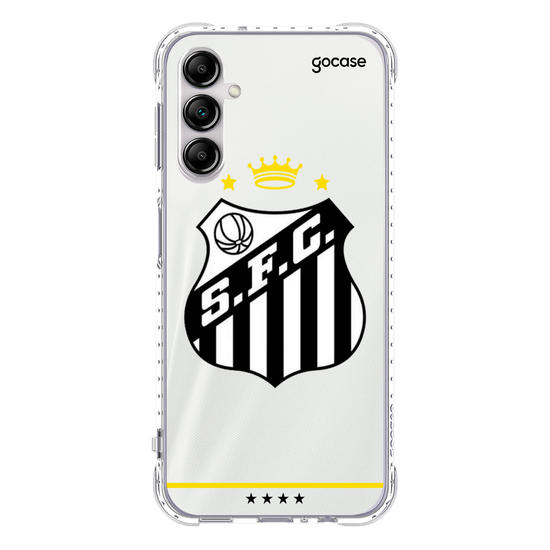 Capinha para celular Santos - Uniforme 1 2023 Escudo
