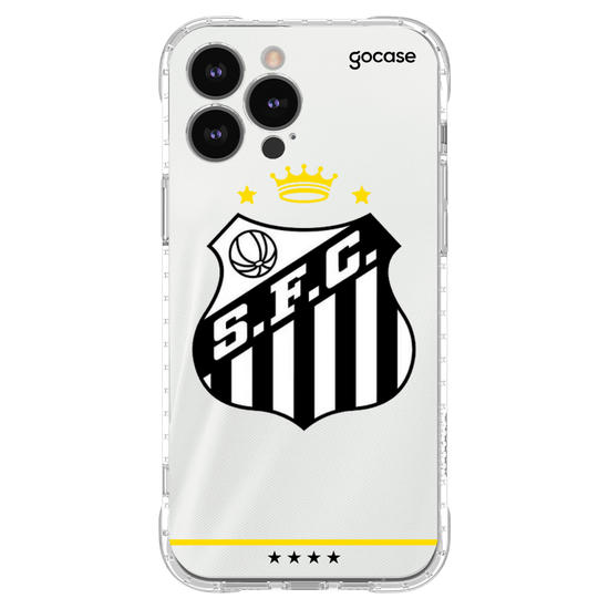 Capinha para celular Santos - Uniforme 1 2023 Escudo