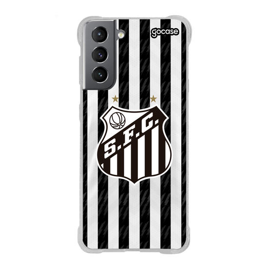 Capinha para celular Santos Uniforme 2 2021 Escudo