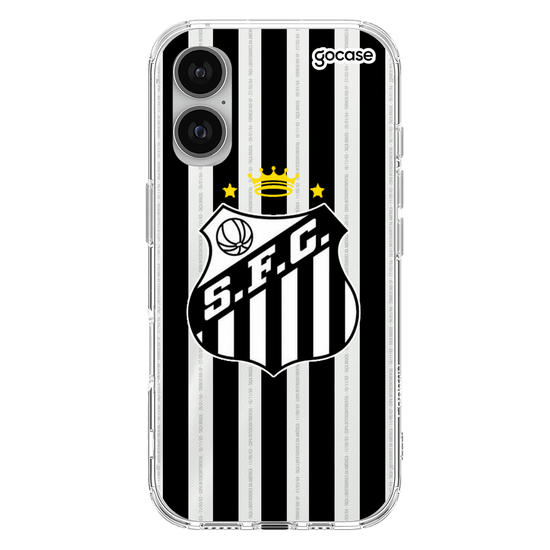 Capinha para celular Santos - Uniforme 2 2023 Escudo