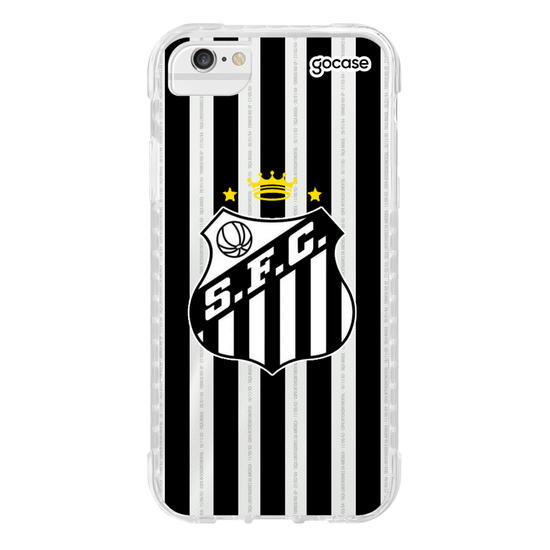 Capinha para celular Santos - Uniforme 2 2023 Escudo