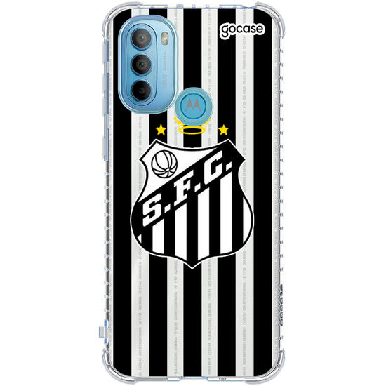 Capinha para celular Santos - Uniforme 2 2023 Escudo