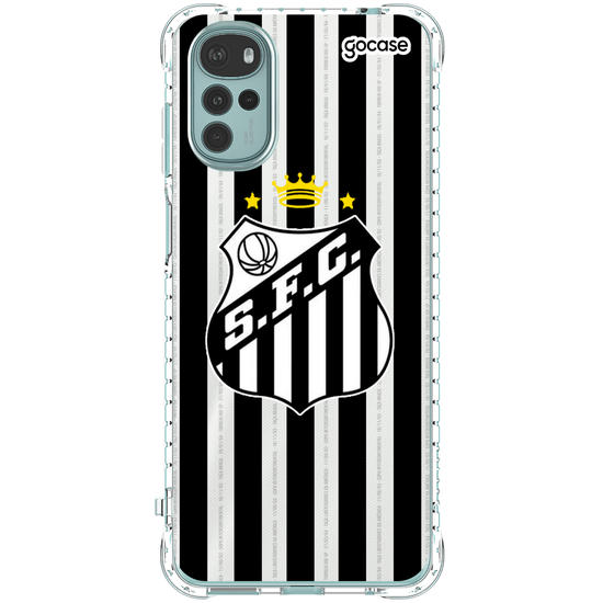 Capinha para celular Santos - Uniforme 2 2023 Escudo