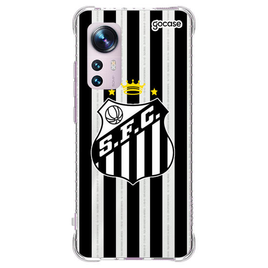 Capinha para celular Santos - Uniforme 2 2023 Escudo